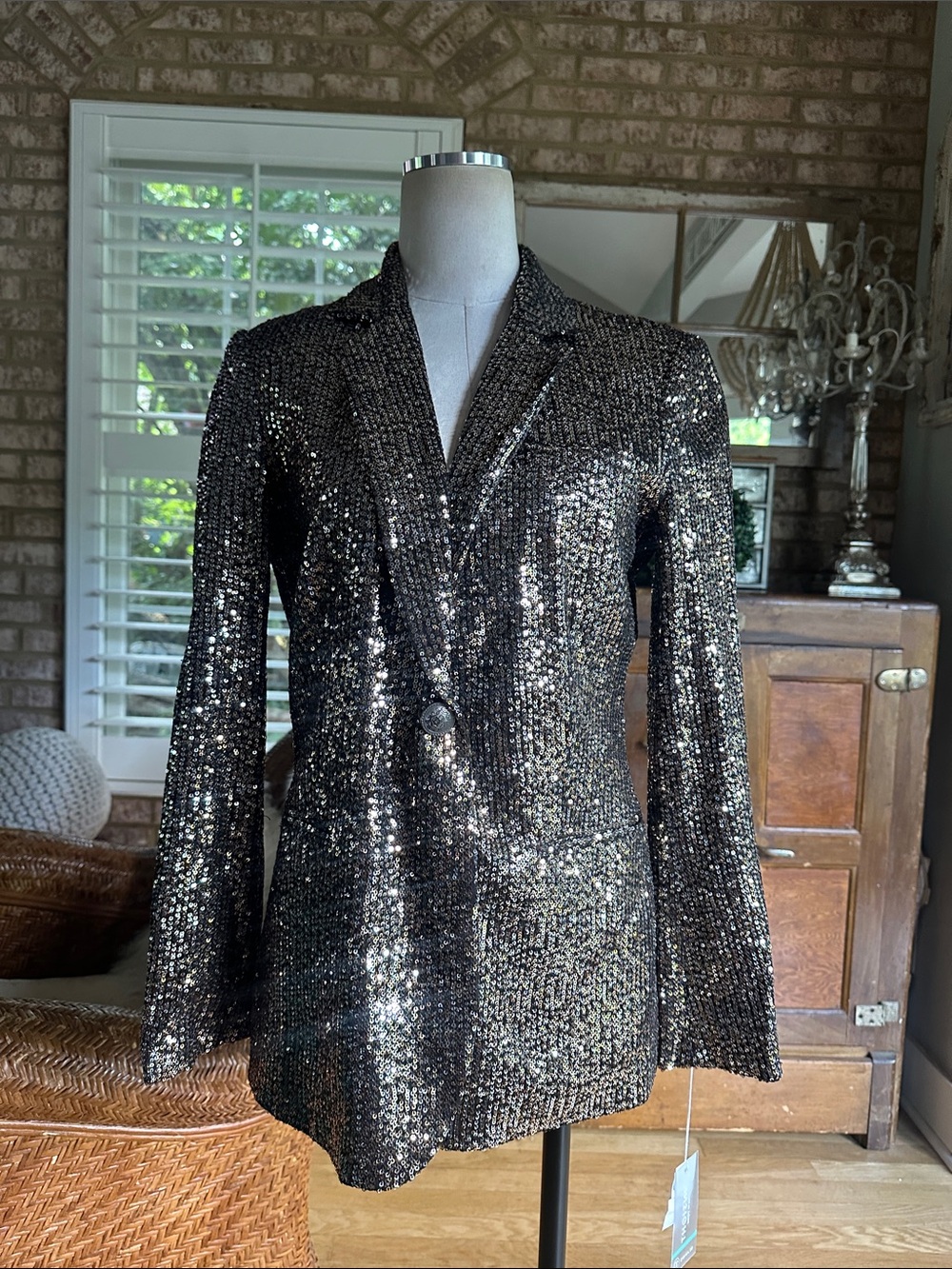 INSIGHT NEW YORK SEQUIN JACKET 10 NEW